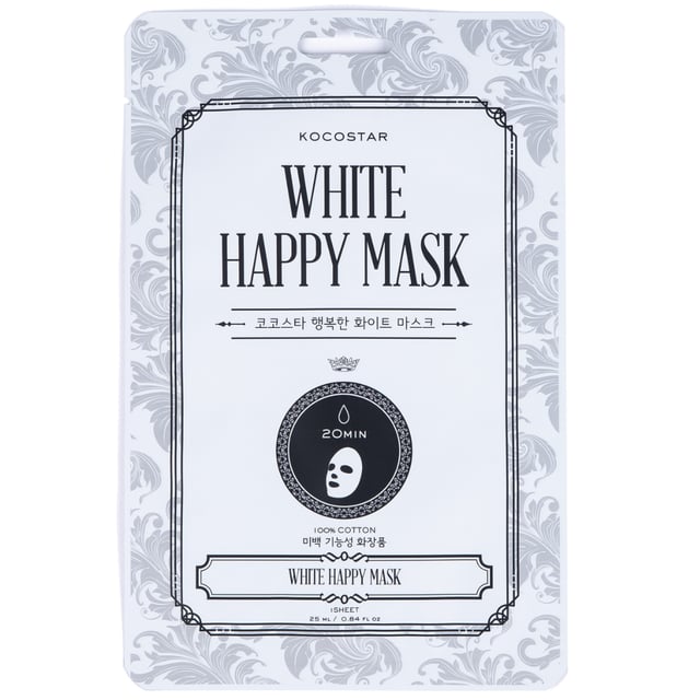 KOCOSTAR White Happy Mask 1 st | Hudvård - Ansiktsvård - Ansiktsmask - Sheet mask | Apoteka