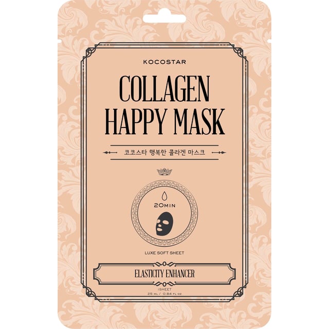 KOCOSTAR Collagen Happy Mask | Hudvård - Ansiktsvård - Ansiktsmask - Sheet mask | Apoteka