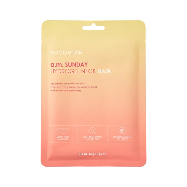 KOCOSTAR a.m. Sunday Hydrogel Neck Mask
