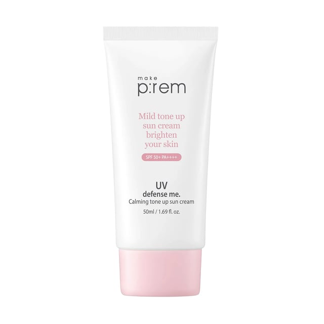 Make p:rem UV Defende Me Calming Tone Up Sun Screen SPF50 50ml | Hudvård - Solskydd - Solskydd för ansikte | Apoteka