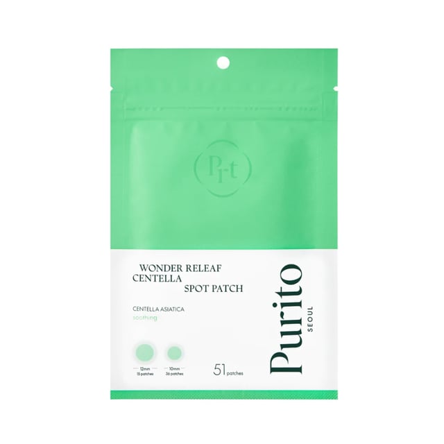 PURITO Wonder Releaf Centella Spot Patch 51st | Hudvård - Hudbesvär - Akne - Punktbehandling för akne | Apoteka