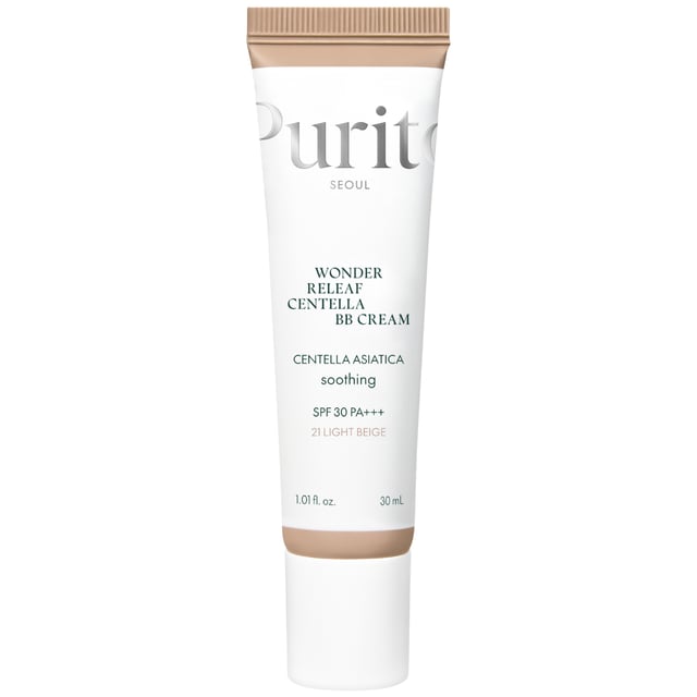 PURITO Seoul Wonder Releaf Centella BB Cream SPF30 PA+++ 21 Light Beige 30 ml