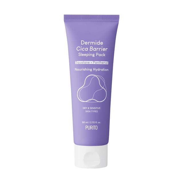 PURITO Dermide Cica Barrier Sleeping Pack 80ml | Hudvård - Ansiktsvård - Ansiktsmask - Nattmask,Hudvård - Ansiktsvård - Ansiktskräm - Nattkräm | Apoteka