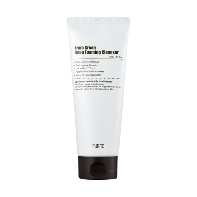 PURITO From Green Deep Foaming Cleanser 150 ml | Hudvård - Ansiktsvård - Ansiktsrengöring - Rengöringsmousse | Apoteka