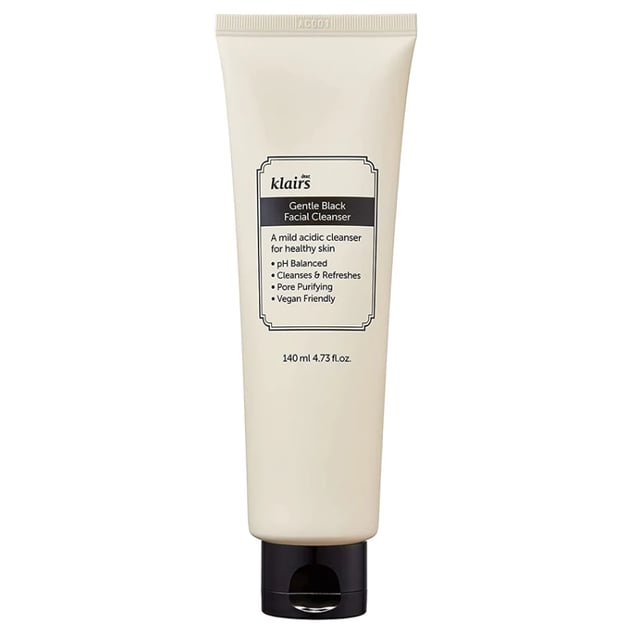 Klairs Gentle Black Facial Cleanser 140 ml | Hudvård - Ansiktsvård - Ansiktsrengöring - Rengöringskräm | Apoteka
