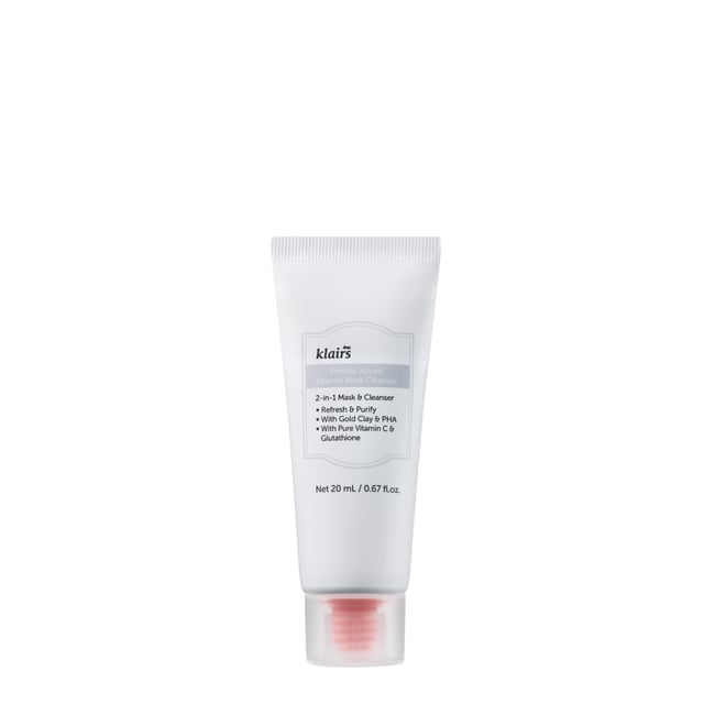 Klairs Freshly Juiced Vitamin Mask Cleanser 20 ml | Hudvård - Ansiktsvård - Ansiktsmask - Djuprengörande ansiktsmask,Hudvård - Ansiktsvård - Ansiktsrengöring | Apoteka
