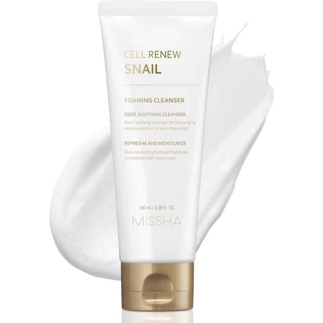 Missha Super Aqua Cell Renew Snail Cleansing Foam 100 ml