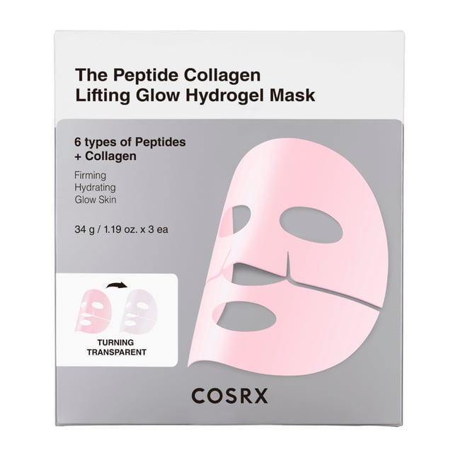 COSRX The Peptide Collagen Lifting Glow Hydrogel Mask 3 st | Hudvård - Ansiktsvård - Ansiktsmask - Sheet mask | Apoteka
