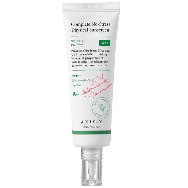 AXIS-Y Complete No-Stress Physical Sunscreen V3 SPF50 50ml | Hudvård - Solskydd - Solskydd för ansikte | Apoteka