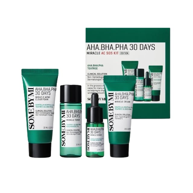 Some By Mi AHA.BHA.PHA 30 Days Miracle Ac Sos Kit | Hudvård - Hudbesvär - Akne - Aknekräm,Hudvård - Hudbesvär - Akne - Rengöring för akne | Apoteka