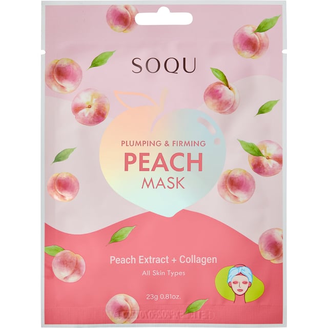 SOQU Peach Sheet Mask 1 st