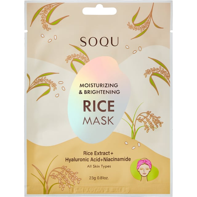 SOQU Rice Sheet Mask 1 st