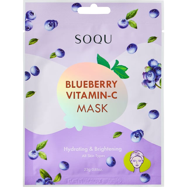 SOQU Blueberry Vitamin C Sheet Mask 1 st