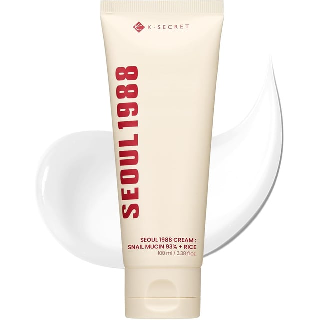 K-Secret SEOUL 1988 Cream : Snail Mucin 93% + Rice 100 ml