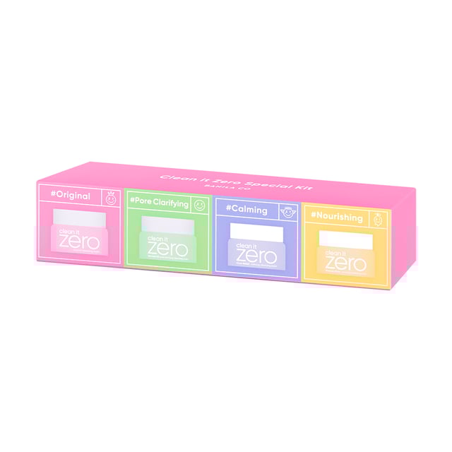 BANILA CO Clean it Zero Cleansing Balm Miniature Set 4 x 7 ml | Hudvård - Ansiktsvård - Ansiktsrengöring - Rengöringskräm | Apoteka