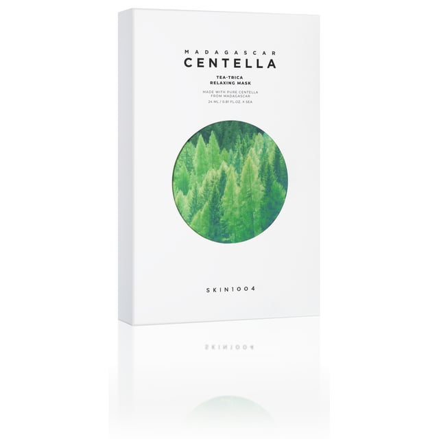 SKIN1004 Madagascar Centella Tea-Trica Relaxing Mask 5 st | Hudvård - Ansiktsvård - Ansiktsmask - Återfuktande ansiktsmask,Hudvård - Ansiktsvård - Ansiktsmask - Sheet mask | Apoteka