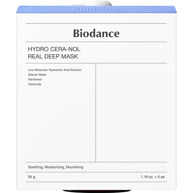 Biodance Hydro Cera-nol Real Deep Mask 34 g 4-pack