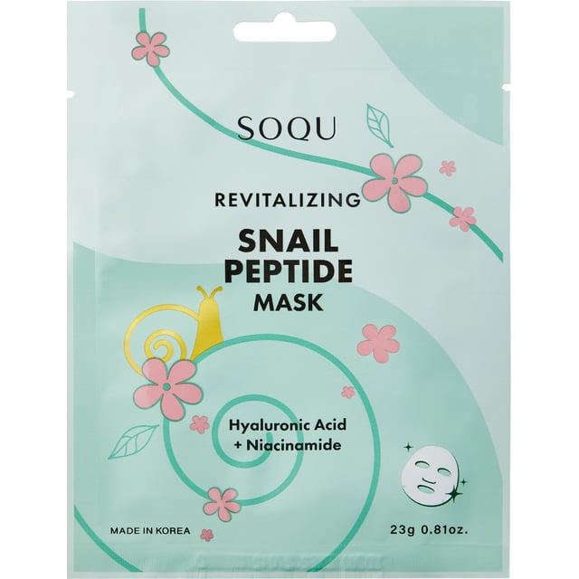 SOQU Snail Peptide Sheet Mask 1 st