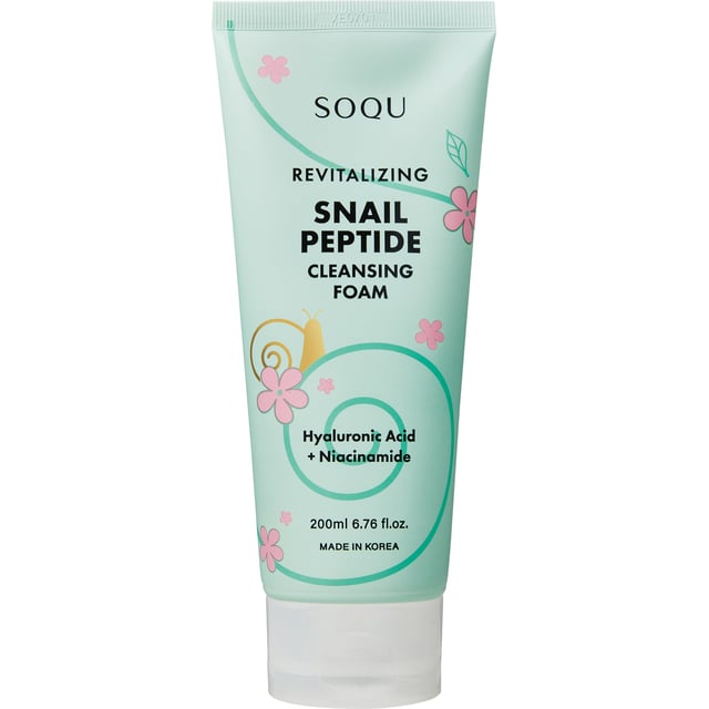 SOQU Snail Pepetide Cleansing Foam 200 ml
