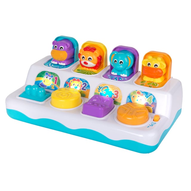 Playgro Music And Lights Pop Up Jungle Pals 12m+ | Baby, barn & förälder - Leksaker - Barnleksaker & pyssel | Apoteka