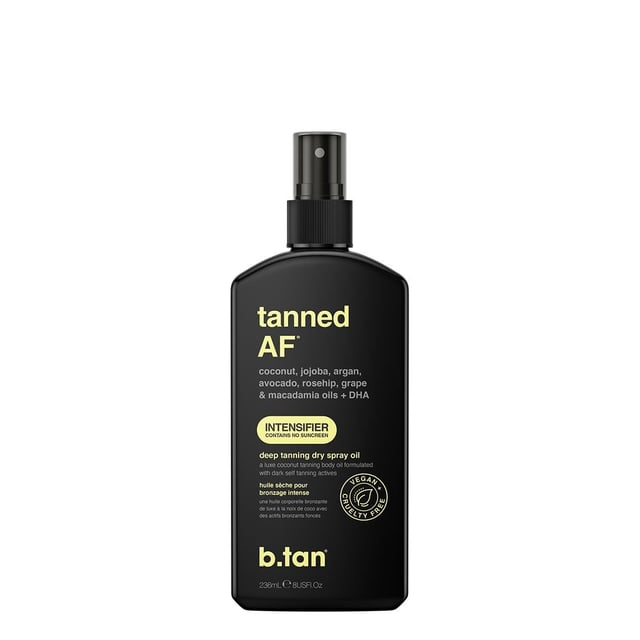 B.Tan Tanned AF Intensifier Deep Tanning Dry Spray Oil 236 ml | Hudvård - Kroppsvård - Kroppsolja - Återfuktande olja | Apoteka