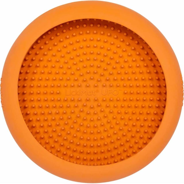 LickiMat Hundskål Ufo Orange