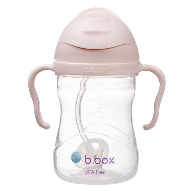 B.box Mugg Med Sugrör Rosa