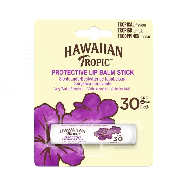 Hawaiian Tropic Protective Lip Balm SPF30 4 g | Hudvård - Solskydd - Solskydd för läppar | Apoteka