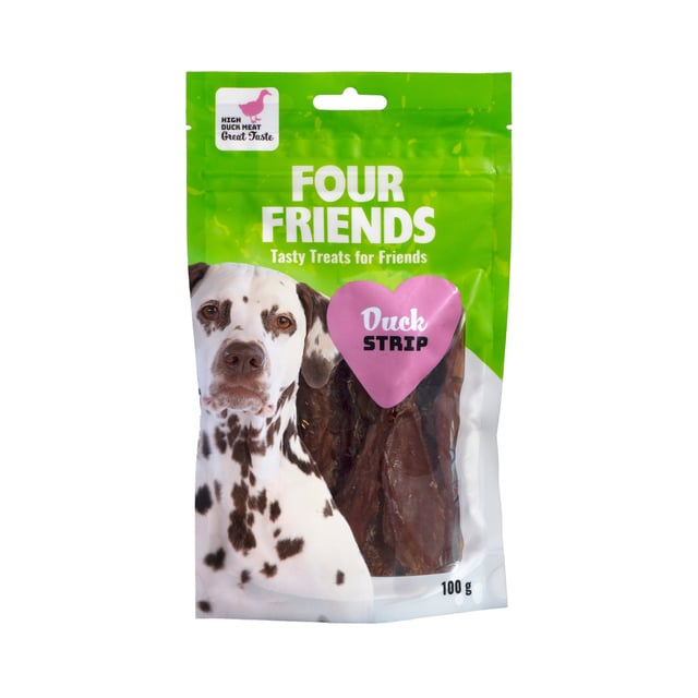 Fourfriends Duck Strip 100 g | Djur - Djurgodis - Hundben & tuggben,Djur - Djurgodis - Hundgodis | Apoteka