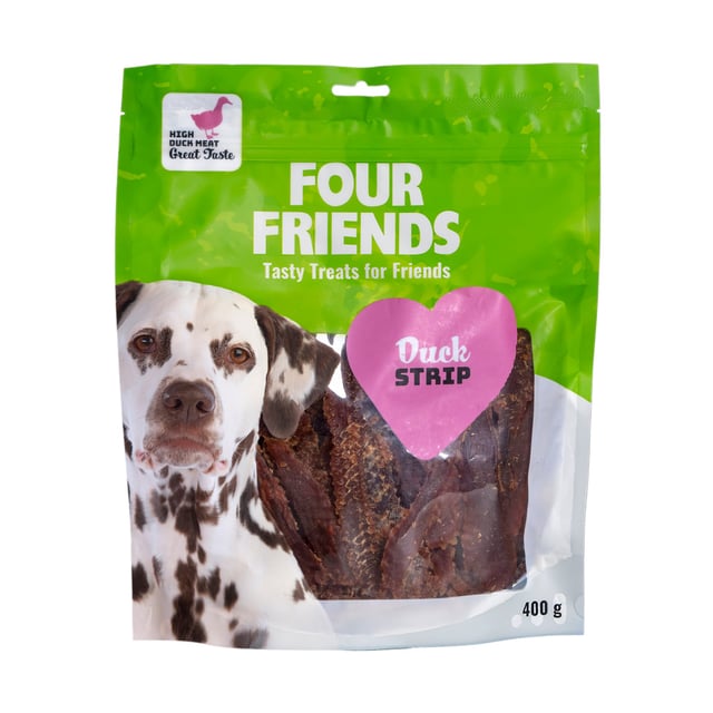 Fourfriends Duck Strip 400 g | Djur - Djurgodis - Hundben & tuggben,Djur - Djurgodis - Hundgodis | Apoteka