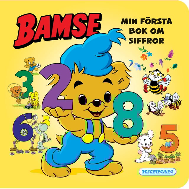 Bamse Min första bok om siffror | Baby, barn & förälder - Leksaker - Barnböcker,Hushåll - Böcker | Apoteka