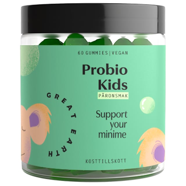 Great Earth Probio Kids 60 tuggtabletter | Baby, barn & förälder - Vitaminer & kosttillskott för barn - Kosttillskott för barn - Mjölksyrabakterier för barn,Vitaminer & kosttillskott - Kosttillskott för mage - Mjölksyrabakterier,Mage & tarm - Mjölksyratabletter | Apoteka