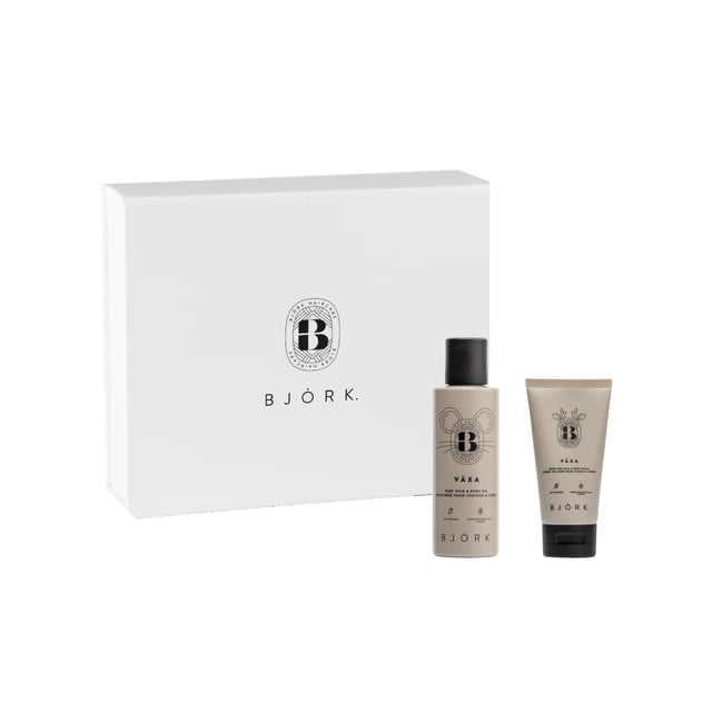 BJÖRK VÄXA Baby box Duo | Baby, barn & förälder - Hudvård för barn - Babyolja,Baby, barn & förälder - Hudvård för barn - Hudkräm & ansiktskräm för barn | Apoteka
