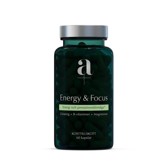 A+ Energy & Focus 60 kapslar | Vitaminer & kosttillskott - Energi & fokus | Apoteka