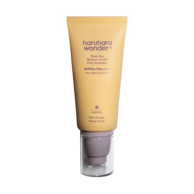 Haruharu Wonder BLACK Rice Moisture Airyfit Daily Sunscreen SPF50 50ml | Hudvård - Solskydd - Solskydd för ansikte | Apoteka