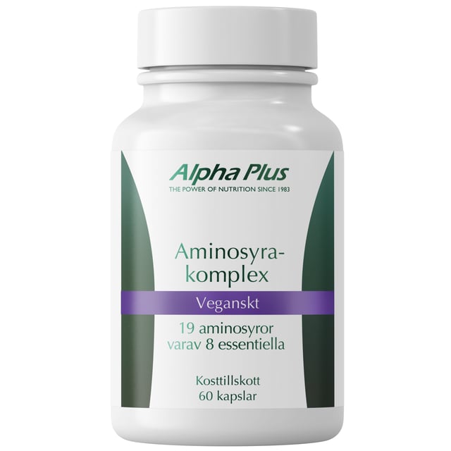 Alpha Plus Aminosyrakomplex 60 kapslar | Vitaminer & kosttillskott - Aminosyror | Apoteka