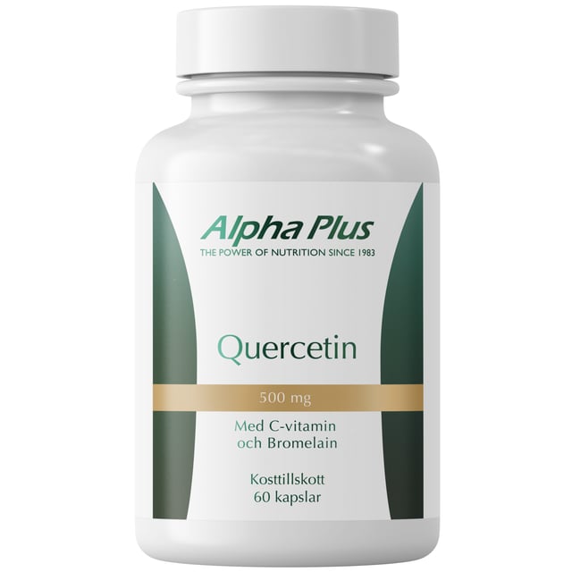 Alpha Plus Quercetin 60 kapslar | Vitaminer & kosttillskott - Immunförsvar | Apoteka