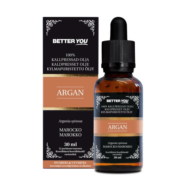 Better You Arganolja Kallpressad 30 ml | Hudvård - Ansiktsvård - Ansiktsolja | Apoteka