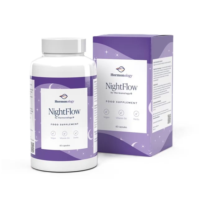 Hormonology NightFlow 60 kapslar | Vitaminer & kosttillskott - Sömn,Vitaminer & kosttillskott - Lugn & ro,Vitaminer & kosttillskott - Hormonell balans | Apoteka