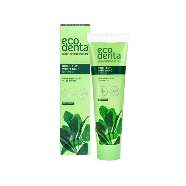 Ecodenta Brilliant Whitening Toothpaste 100 ml | Munvård - Tandkräm | Apoteka