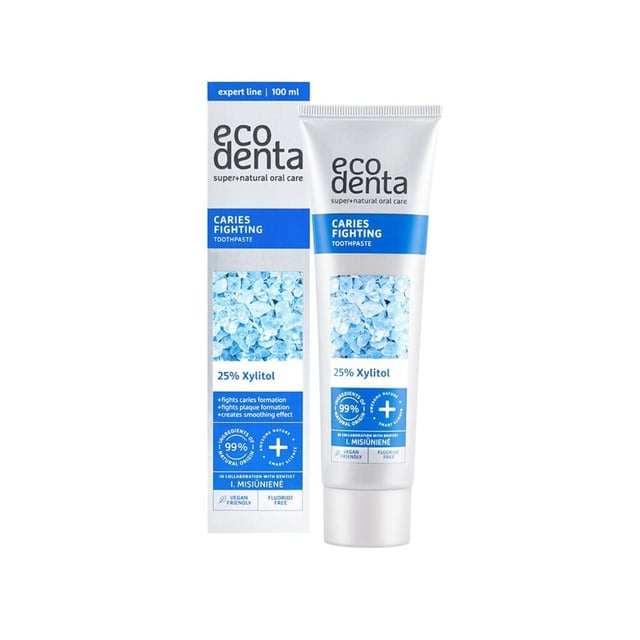 Ecodenta Caries Fighting Toothpaste With Xylitol 100 ml | Munvård - Tandkräm | Apoteka