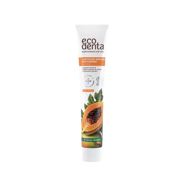 Ecodenta Organic Whitening Toothpaste With Papaya Extract 75 ml | Munvård - Tandkräm | Apoteka