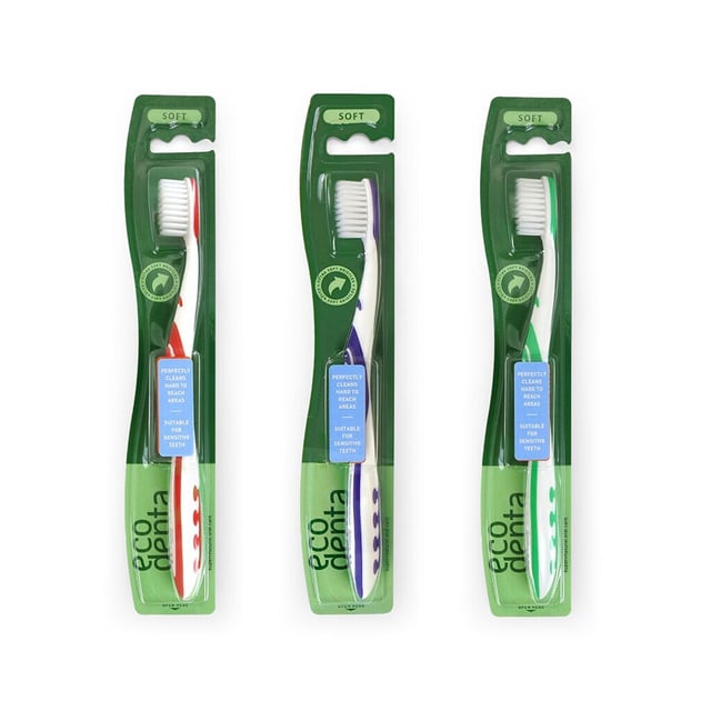 Ecodenta Toothbrush Soft 1 st | Munvård - Tandborste - Manuell tandborste | Apoteka