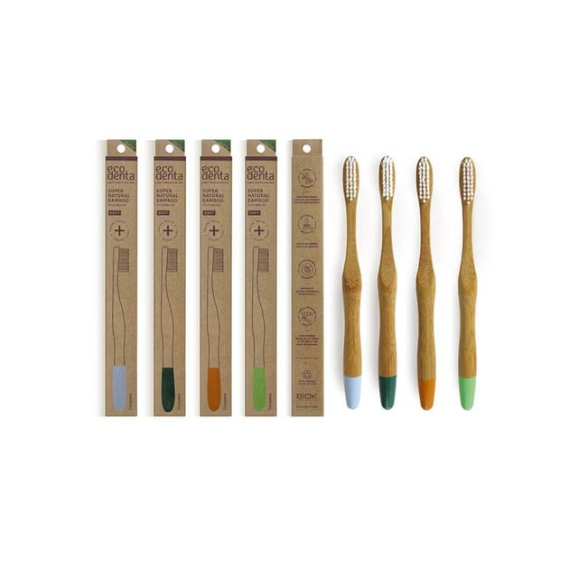 Ecodenta Bamboo Toothbrush Soft 1 st | Munvård - Tandborste - Manuell tandborste | Apoteka