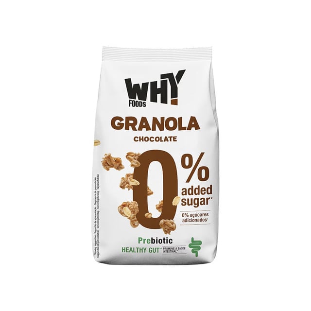 WHY FOODS Granola Chocolate 0% Sugar 300 g