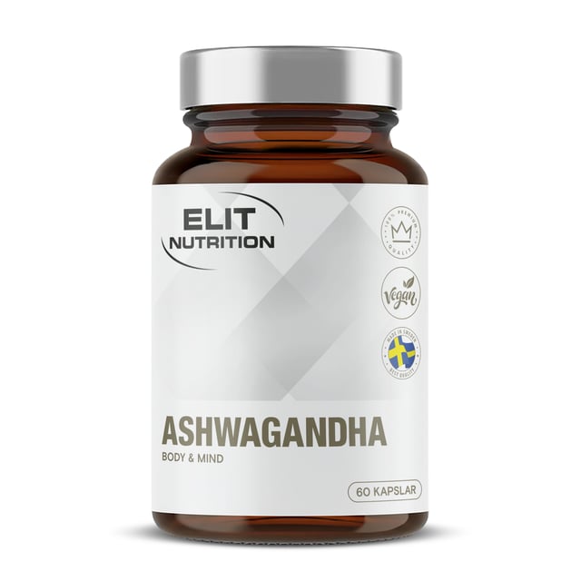 Elit Nutrition Ashwagandha 60 kapslar | Vitaminer & kosttillskott - Ashwagandha,Vitaminer & kosttillskott - Växtbaserade kosttillskott | Apoteka