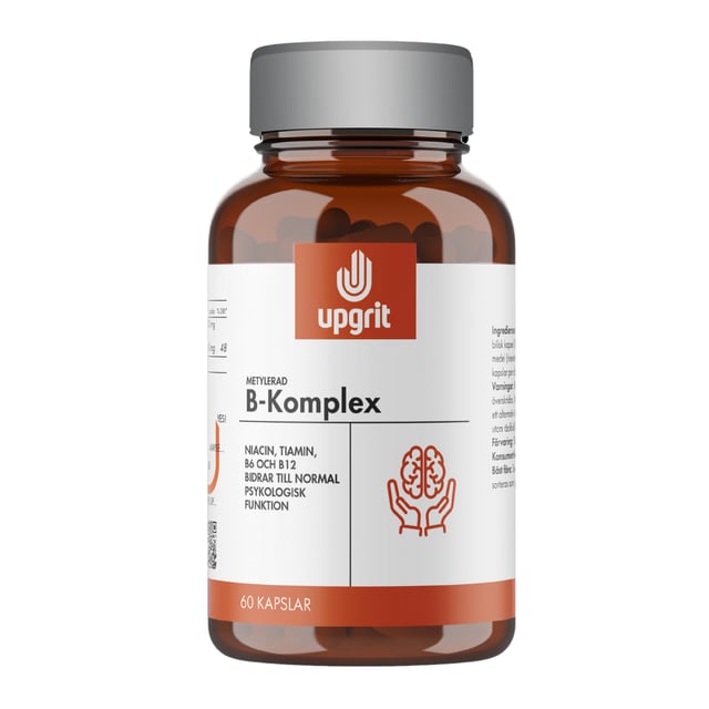 upgrit B-Komplex 60 kapslar | Vitaminer & kosttillskott - Vitaminer & mineraler - B-vitaminer - B-vitaminkomplex | Apoteka