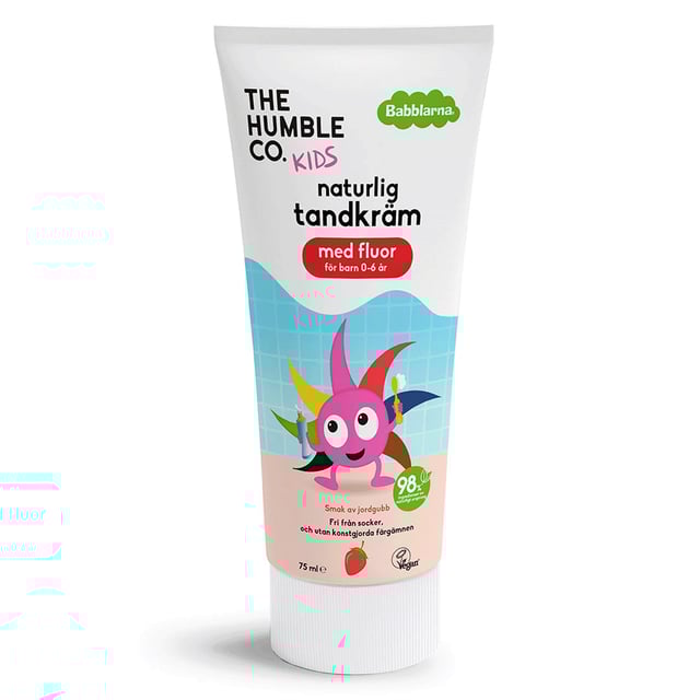 Babblarna Tandkräm Jordgubb 6 mån-6 år 75 ml | Baby, barn & förälder - Munvård för barn - Barntandkräm | Apoteka