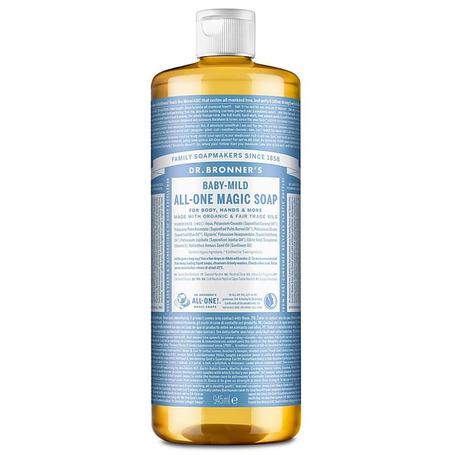 Dr. Bronners Baby-Mild All-One Magic Soap 475 ml | Hudvård - Kroppsvård - Bad & dusch - Duschkräm & duschtvål | Apoteka