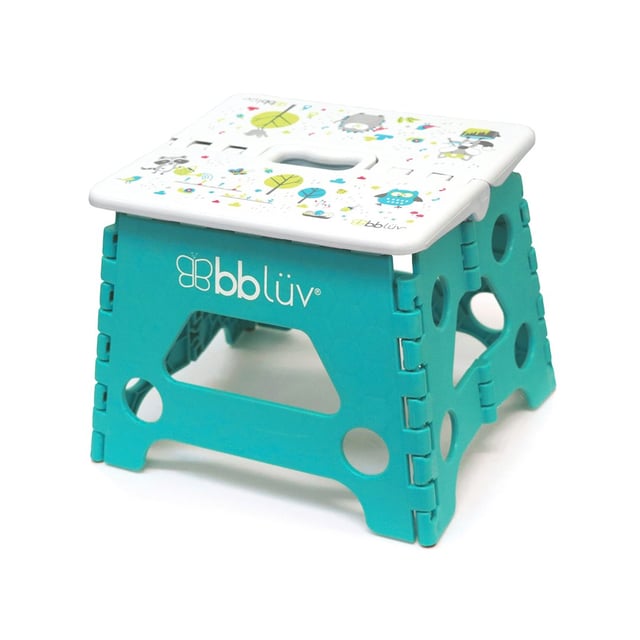 bblüv Badrumspall hopfällbar Barn Aqua | Baby, barn & förälder - Praktiska tillbehör för barn - Hjälpmedel för barn | Apoteka